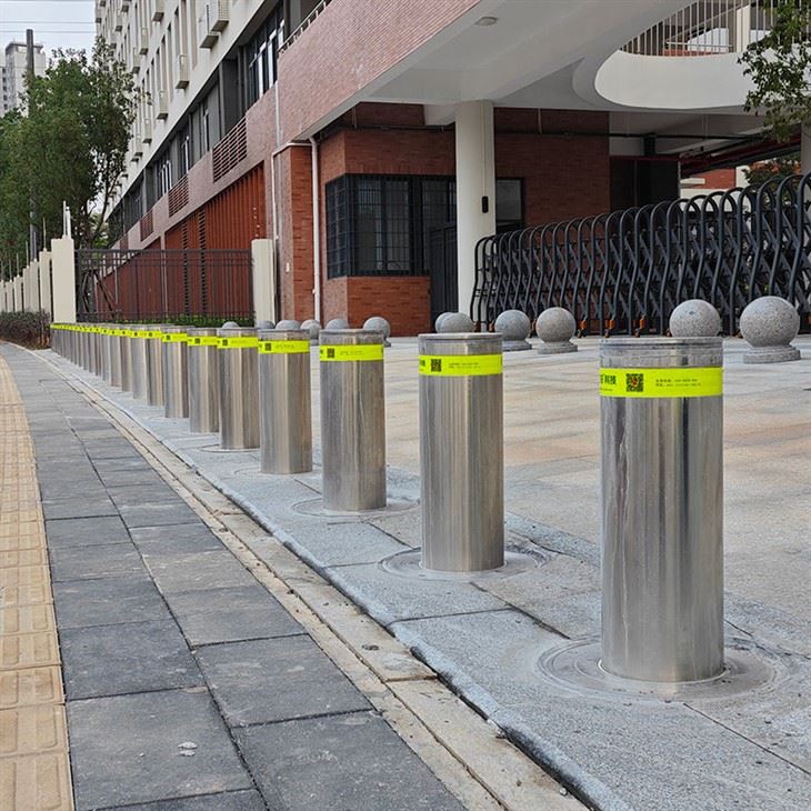 automatic parking bollards
